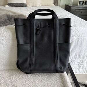 lululemon athletica Black Tote-Style Backpack
